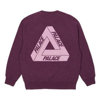 Palace Tri-Ferg Slub Crew 'Purple' P23CS140