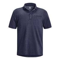 قميص بولو فاخر من Under Armour باللون الأزرق الداكن 1377363-410