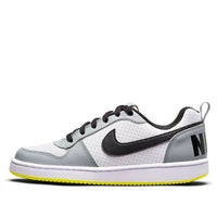 (GS) Nike Court Borough Low 'White Black Wolf Grey' 839985-104