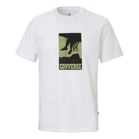 Men's Converse All Star Printing Sports Short Sleeve White 10019895-102
