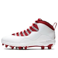 حذاء Air Jordan 10 TD Mid "White Gym Red" CQ2073-106