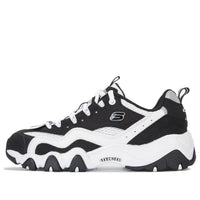 (WMNS) حذاء Skechers Sport D'Lites 2.0 "أسود وأبيض" 896210-BKW