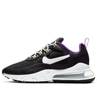 (WMNS) Nike Air Max 270 React SE 'أسود أبيض بنفسجي زاهٍ' CV7956-011