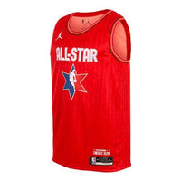 قميص Air Jordan NBA Sports Basketball 20 All-Star Curry 30 للرجال باللون الأحمر CJ1063-658