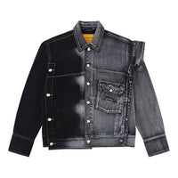 جاكيت جينز مريح كاجوال من Levis x Series Crossover باللون الأسود والرمادي A1050-0000
