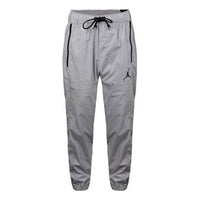 Air Jordan Jumpman Casual Woven Sports Pants Gray AV1841-059