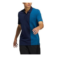 adidas Casual Breathable Sports Short Sleeve Polo Shirt Blue GN7589