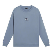 Li-Ning FW22 Logo Print Pullover 'Blue' AWDS923-2