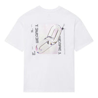 Li-Ning x Glare Way Of Wade Graphic T-shirt 'White' AHSS643-2