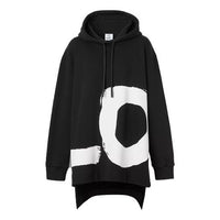 (WMNS) هودي بربري لوف بأكمام طويلة أسود 80376701