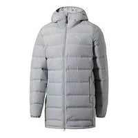 جاكيت PUMA Active متوسط ​​الطول من الأسفل "رمادي أبيض" 592362-44