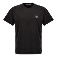 STONE ISLAND Garment Dyed Logo T-Shirt 'Black' 791524113-A0029
