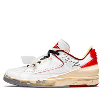 حذاء Air Jordan 2 Retro Low SP xx Off-White 'White Varsity Red' DJ4375-106