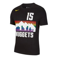 تيشيرت Nike DRI-FIT NBA Denver Nuggets سريع الجفاف بأكمام قصيرة أسود BV8758-010
