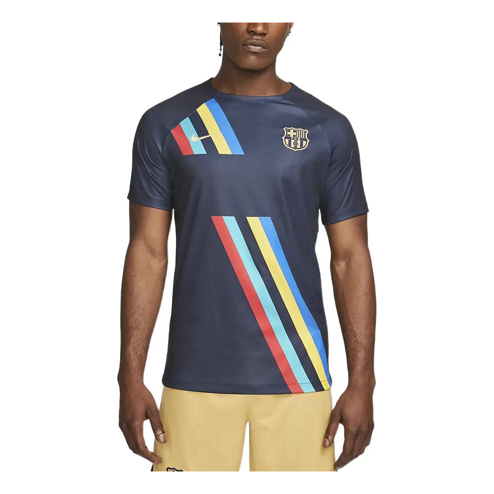 Nike FC Barcelona Away Dri-FIT Pre-Match Soccer Top 'Navy' DN4018-452