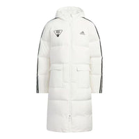 (GS) adidas Originals Long Down jacket 'White' IN5212