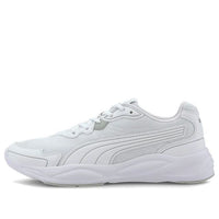 حذاء رياضي PUMA 90s Runner 'Nu Wave - أبيض ورمادي مائي' 373017-02