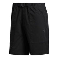 شورت رياضي بسيط من adidas ID REG للرجال باللون الأسود GJ5104