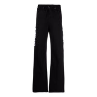 (WMNS) Off-White Active Logo Band Sport Pants 'Black' OWVI010C99JER0011000