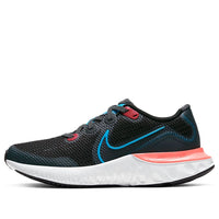 (GS) Nike Renew Run 'Black Crimson Laser Blue' CT1430-090