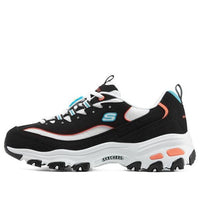 (WMNS) Skechers D'Lites 1.0 'أسود أبيض' 896140-BKMT