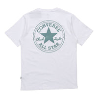 Men's Converse All Star Logo Printing Round Neck Sports Short Sleeve White 10021631-A02