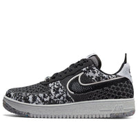 حذاء Nike Air Force 1 Crater Flyknit Next Nature 'Black White' DM0590-001