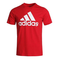 adidas M BL SJ T Sports Round Neck Short Sleeve Red GK9124