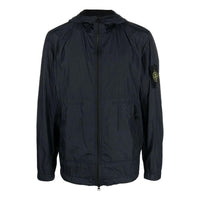 STONE ISLAND Crinkle Reps Hooded Jacket 'Navy' 781540522-V0020