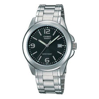 Casio Standard Simplistic Steel Analog Watch 'Silver Black' MTP-1215A-1A