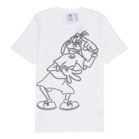 adidas originals x isney Crossover Cartoon Printing Casual Breathable Stripe Pattern Sports Short Sleeve White HC0646