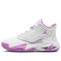 (GS) حذاء Air Jordan Max Aura 4 'White Barely Grape' DQ8404-105