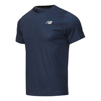 New Balance Impact Run Short Sleeve T-Shirt Asia Sizing 'Blue' AMT11070-ECL