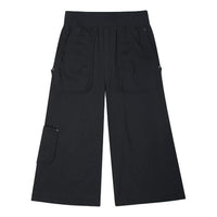 (WMNS) Converse Knit Cargo Straight Casual Pants/Trousers Black 10021453-A01