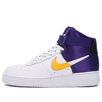 حذاء Nike x NBA Air Force 1 High '07 'Lakers' BQ4591-101