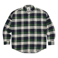 PALACE Unisex Lapel Long-Sleeved Shirt Green PAL-FW20-385