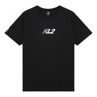 New Balance Men's New Balance Alphabet Sports Round Neck Short Sleeve Black MT13589-BK