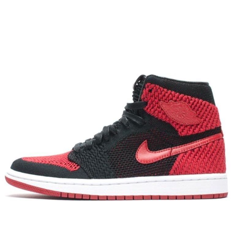حذاء Air Jordan 1 Retro High OG Flyknit 'Bred' 919704-001
