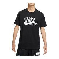 تيشيرت Nike Front Logo بأكمام قصيرة "Doodle Logo Black White" DR7808-010