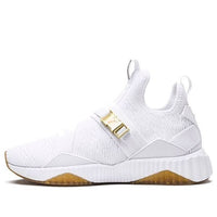 (WMNS) PUMA Defy Varsity Mid 'White Metallic Gold' 191667-02