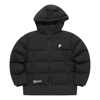 FILA FUSION Hooded Down Jacket 'Black' T11M341903A-BK