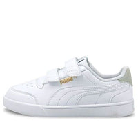 (PS) PUMA Shuffle V Ps حذاء رياضي منخفض القطع أبيض 375689-01