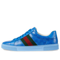 حقيبة Gucci Ace GG Crystal Canvas باللون الأزرق 760775-FACRF-4349
