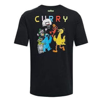 Under Armour Curry Sesame Street Graphic Tee 'Black' 1366621-001