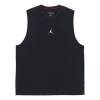 سترة Air Jordan كاجوال قابلة للتنفس للجري بلون سادة ورياضة كرة السلة قابلة للتنفس باللون الأسود DM1828-010