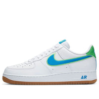 حذاء Nike Air Force 1 Low "White Bright Blue Green" DA4660-100