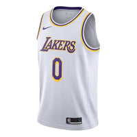 قميص/سترة كرة السلة Nike NBA SW Fan Edition Los Angeles Lakers Kuzma 0 Jersey White AA7101-109