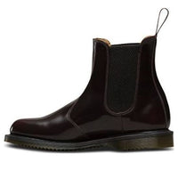 (WMNS) حذاء تشيلسي من الجلد الناعم من Dr.Martens Flora "أحمر كرزي" 14650601