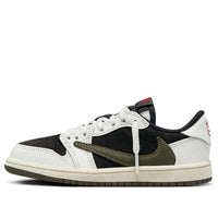 (PS) Air Jordan 1 Retro Low OG SP x Travis Scott  'Olive' DZ5909-106