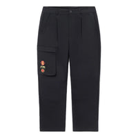 Li-Ning Rijindoujin Graphic Straight Pants 'Black' AKXS385-1